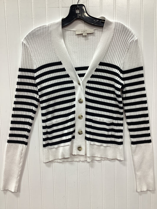 Cardigan By Loft In White, Size:Xxsp