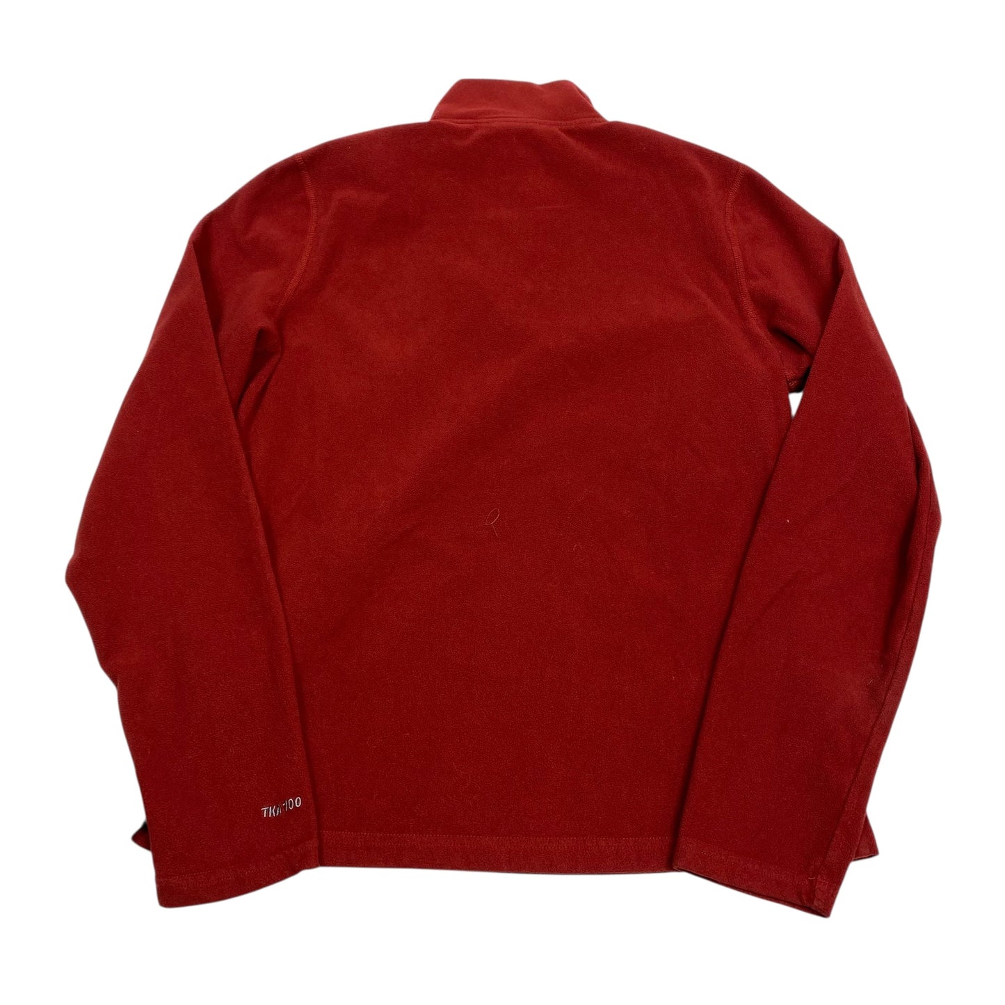 Athletic Top Ls Collar By The North Face In Red, Size:M
