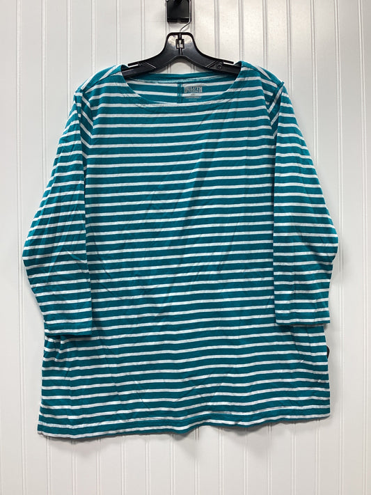 Top Ls By Duluth Trading In Blue, Size:1X