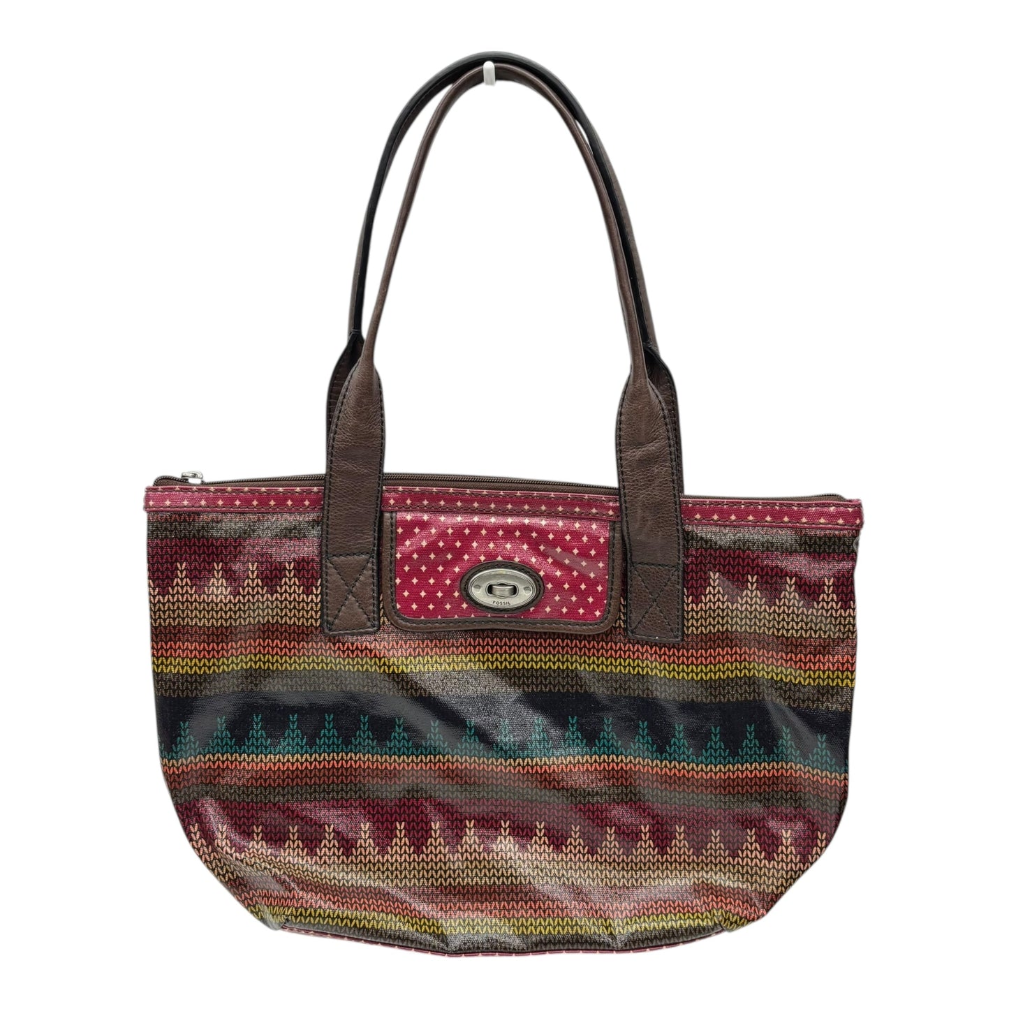 Handbag By Fossil In Multi, Size:Medium