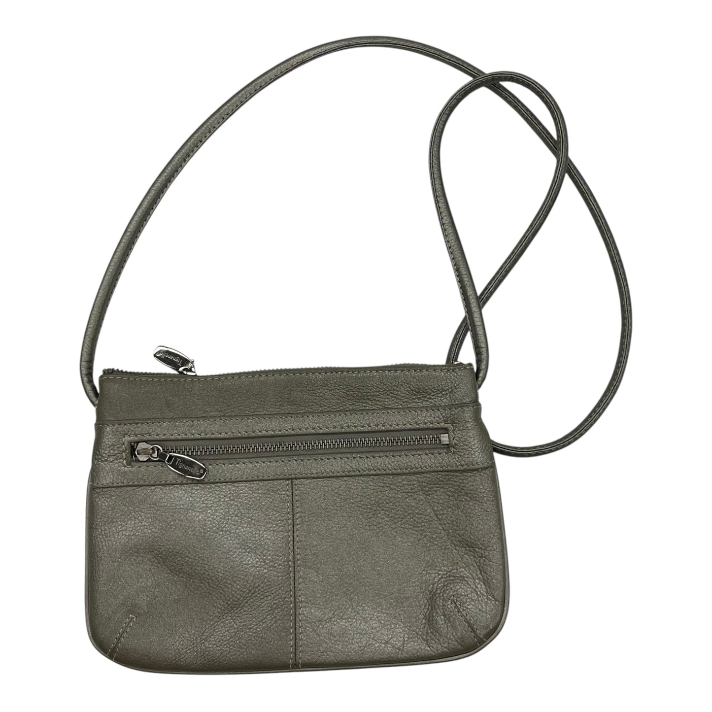 Crossbody Leather By Tignanello  Purses In Bronze, Size:Small