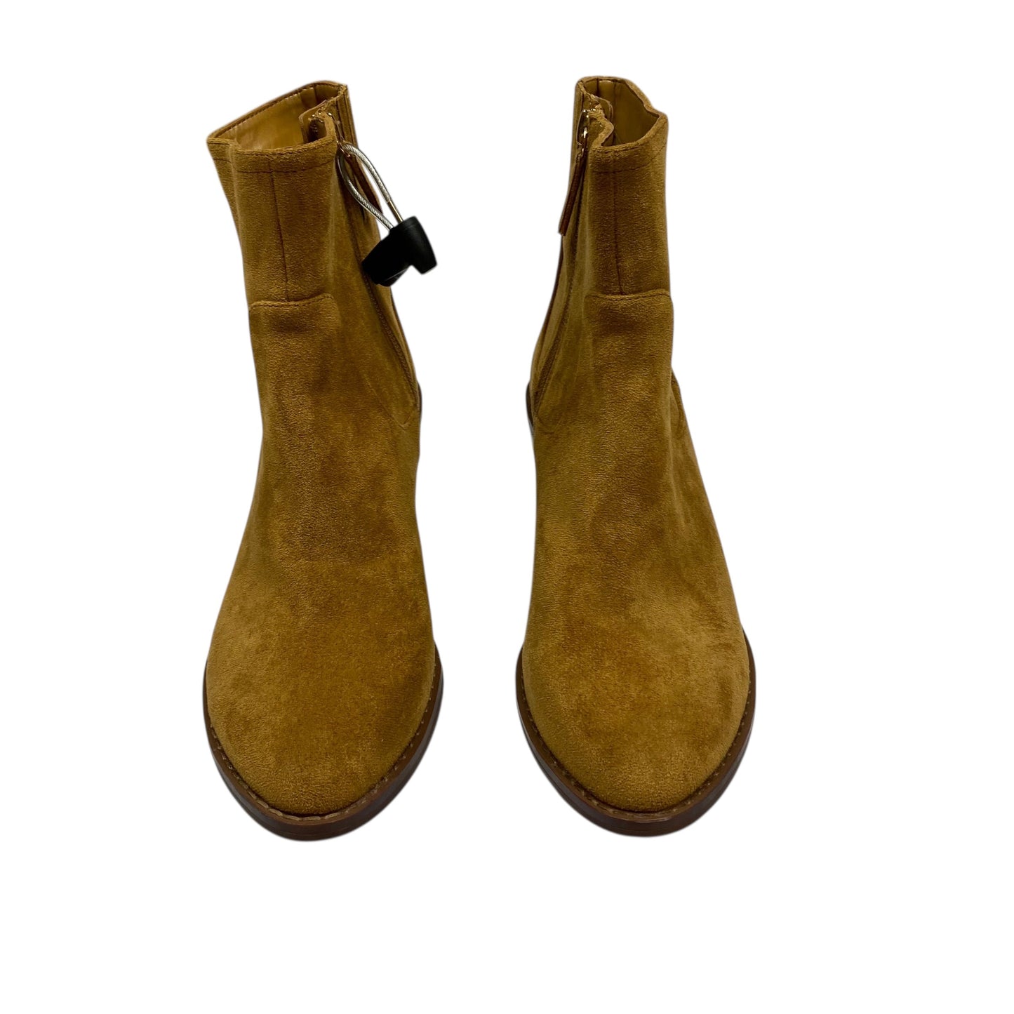 Boots Ankle Heels By J. Crew In Brown, Size:8