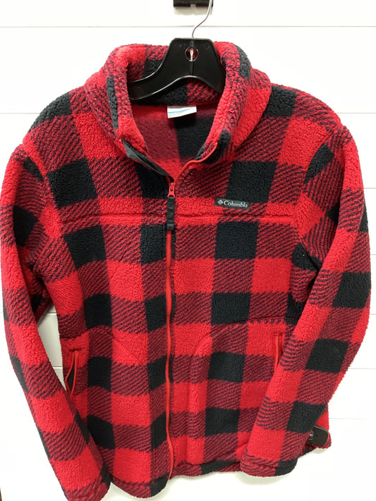 Jacket Faux Fur & Sherpa By Columbia In Red, Size:M