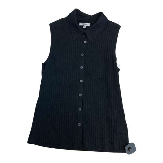 Top Sleeveless By Madewell In Black, Size:Xl