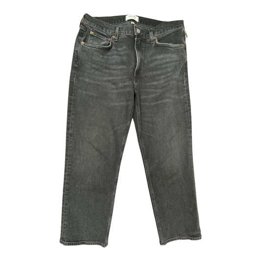 Jeans Straight By Agolde In Black, Size:8