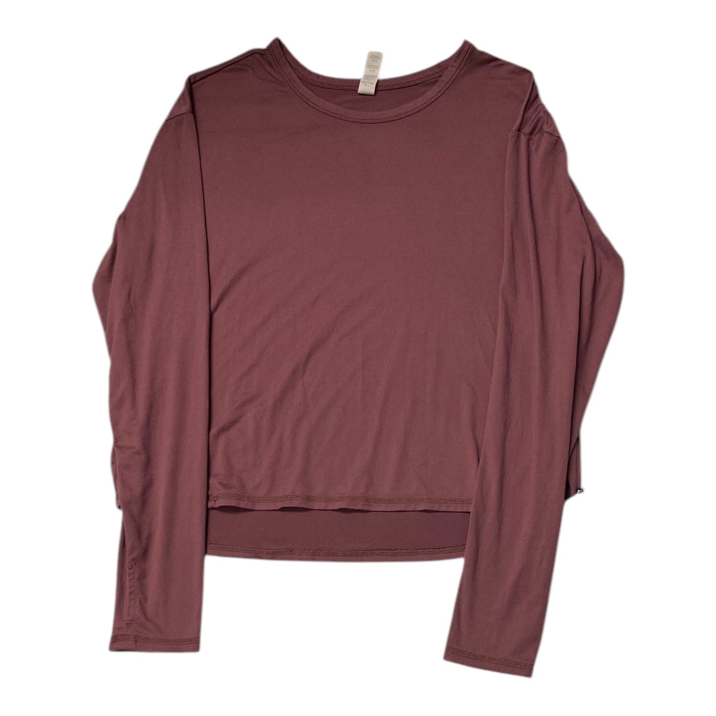 Athletic Top Ls Crewneck By Marika In Maroon, Size:L