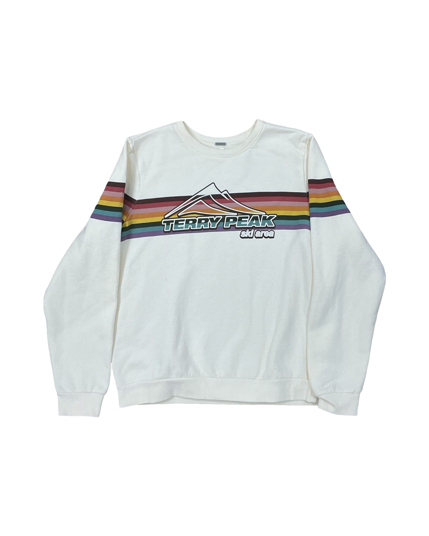 Sweatshirt Crewneck By Clothes Mentor In Cream, Size:S
