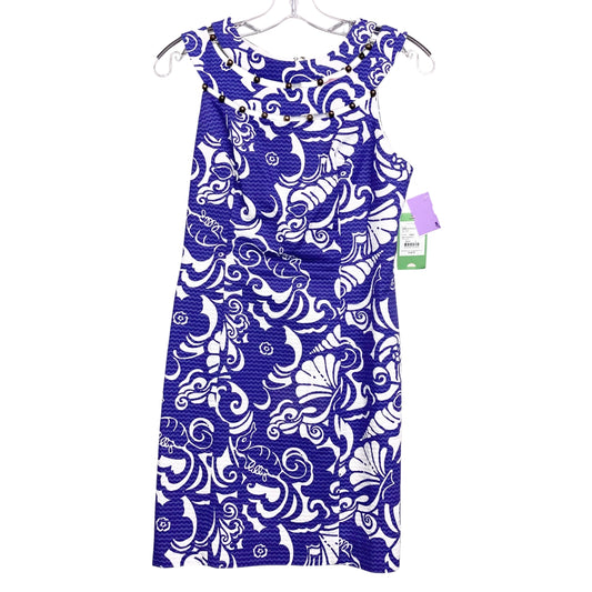 Dress Designer By Lilly Pulitzer In Blue & White, Size:Xs