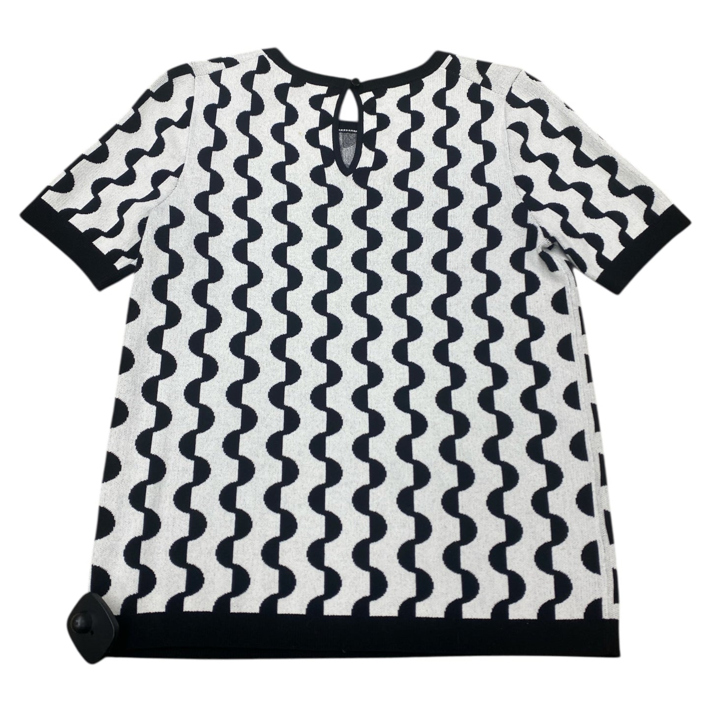 Top Ss By Ann Taylor In Black & White, Size:S