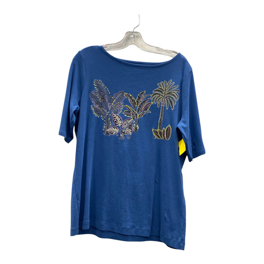 Top Ss By Chicos In Blue, Size:L