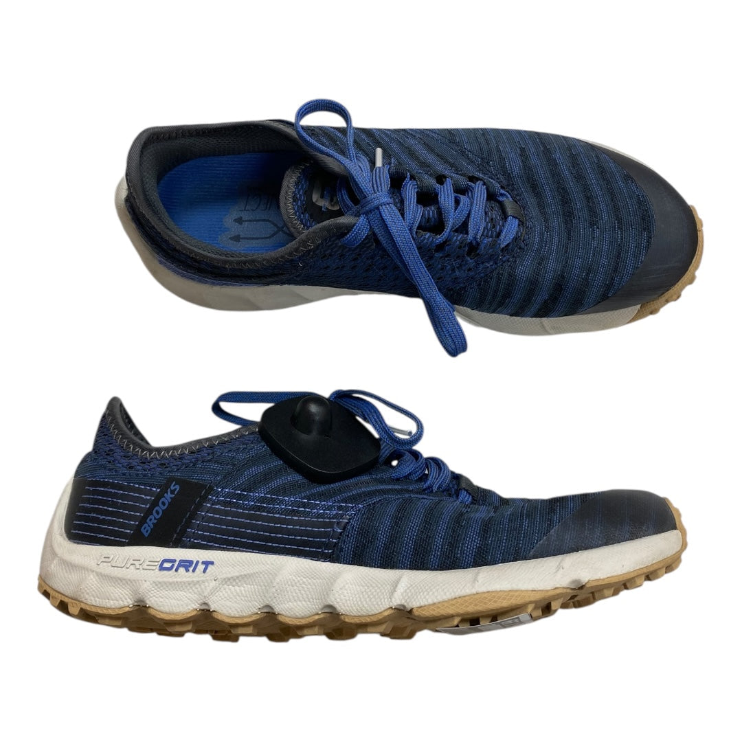 Shoes Athletic By Brooks In Blue & Grey, Size:7