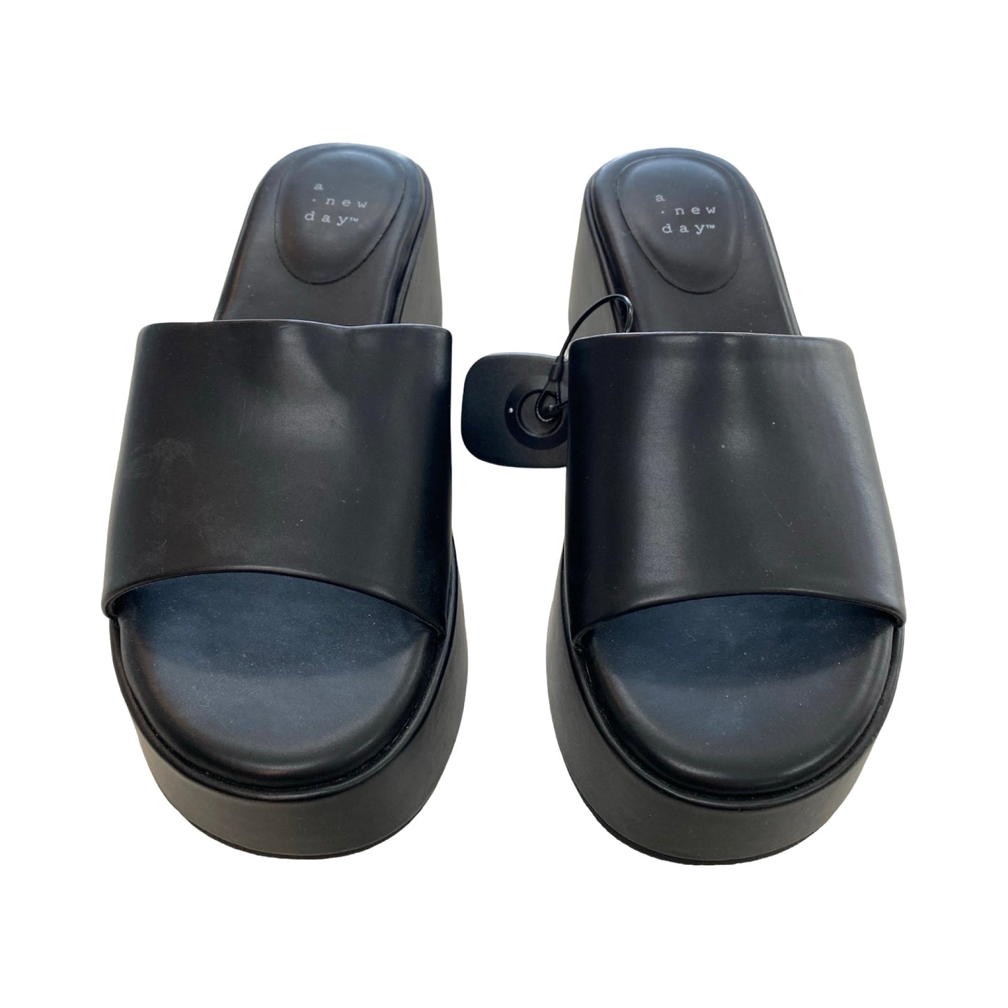 Sandals Heels Block By A New Day In Black, Size:6