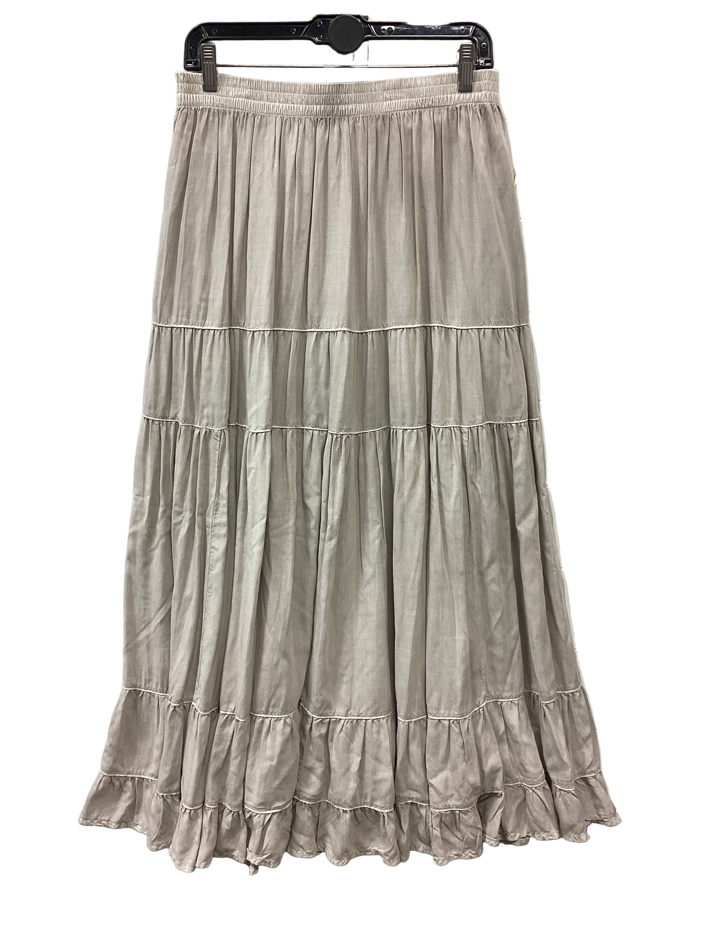 Skirt Maxi By American Eagle In Grey, Size:M
