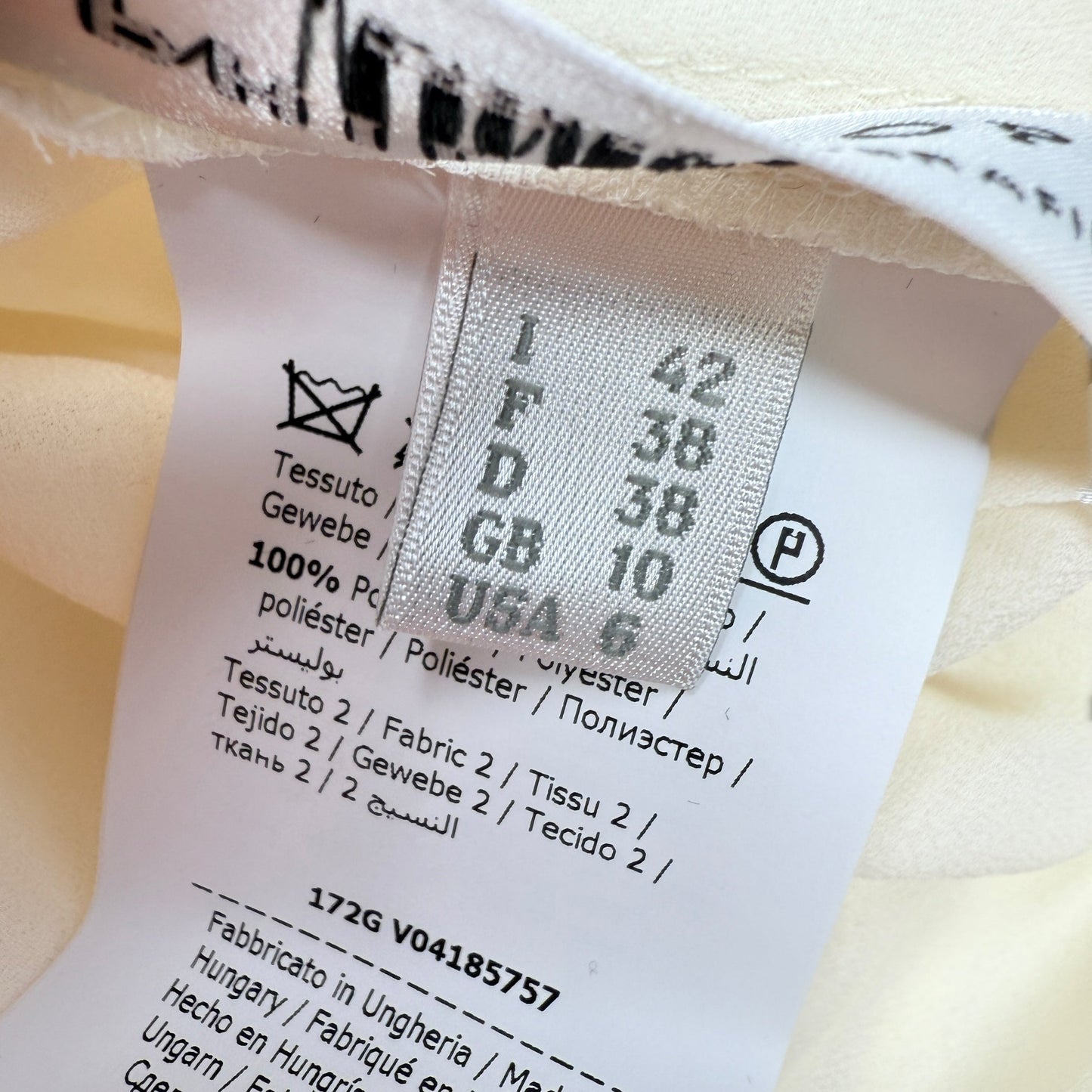 Broderie Anglaise Pleated Mini Dress By Alberta Ferretti X Philosophy di Lorenzo Serafini In Cream, Size: 6