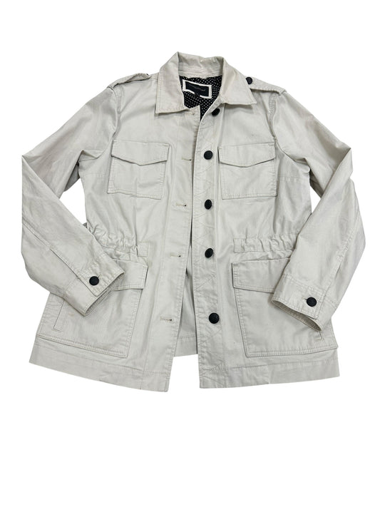 Jacket Utility By Banana Republic In Cream, Size:M