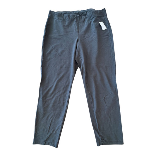 Pants Designer By Eileen Fisher In Grey, Size:L