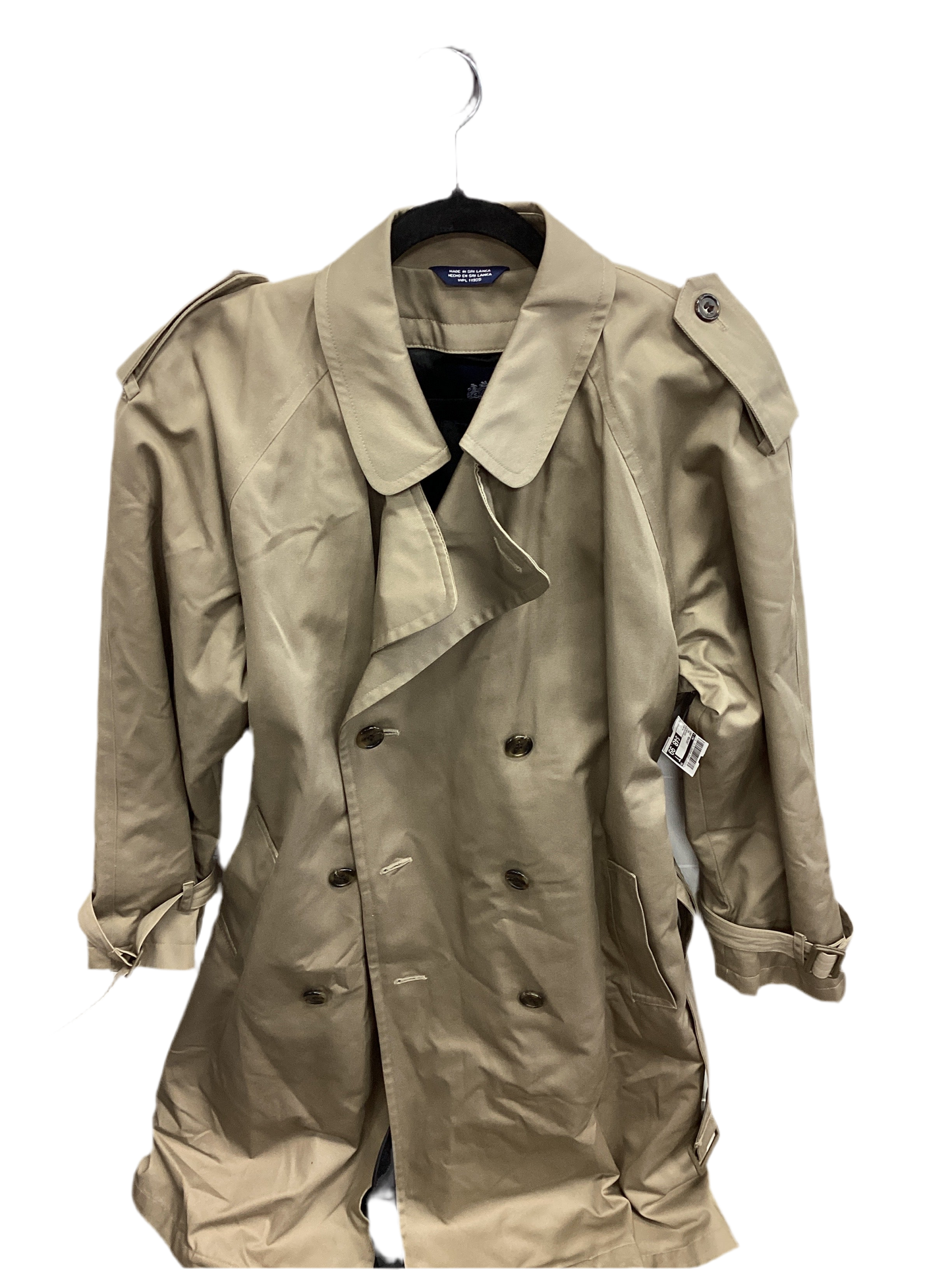 Coat Peacoat By Cma In Tan, Size:Xl