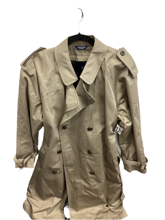 Coat Peacoat By Cma In Tan, Size:Xl