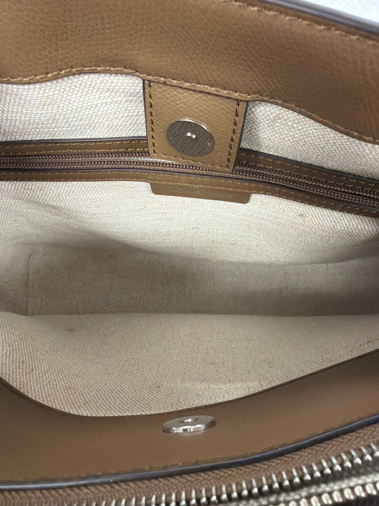 Handbag Designer By Michael Kors In Brown, Size:Large