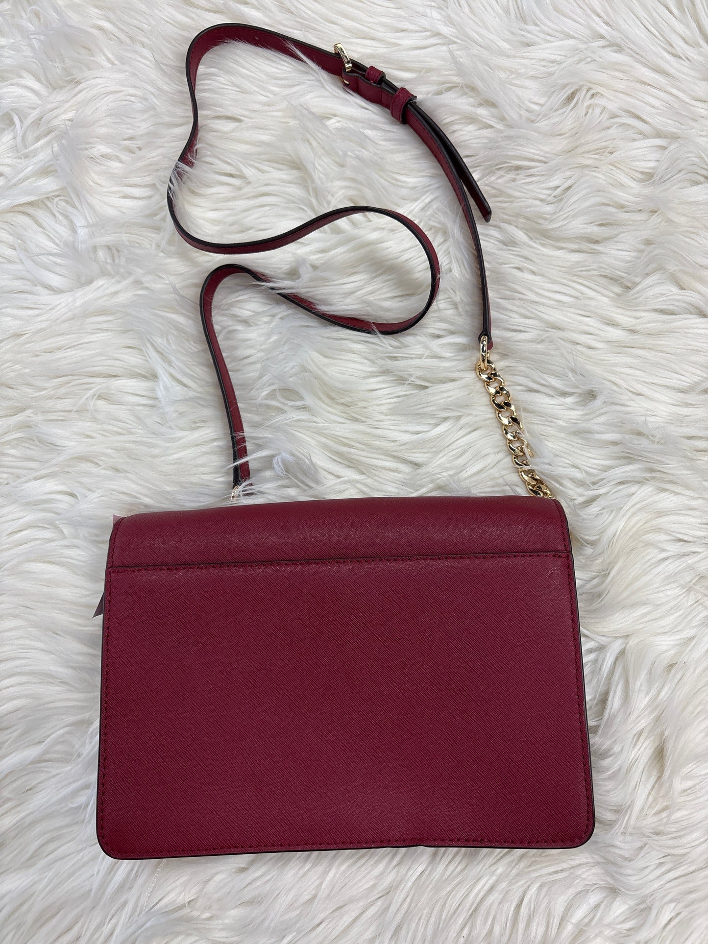 Crossbody Designer By Michael Kors In Red, Size:Medium