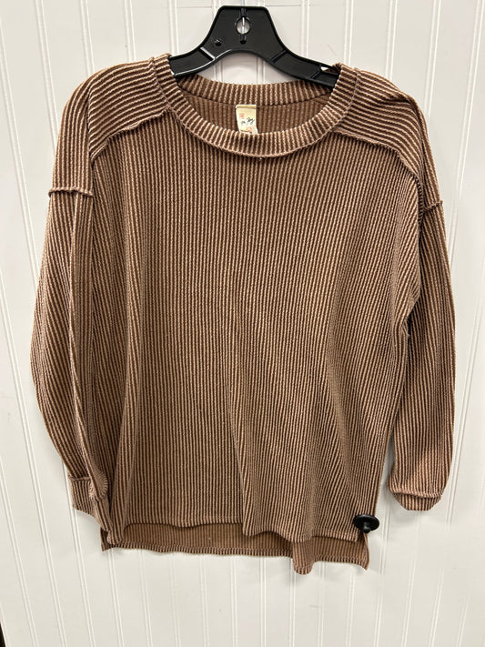 Top Ls By 7Th Ray In Brown, Size:S