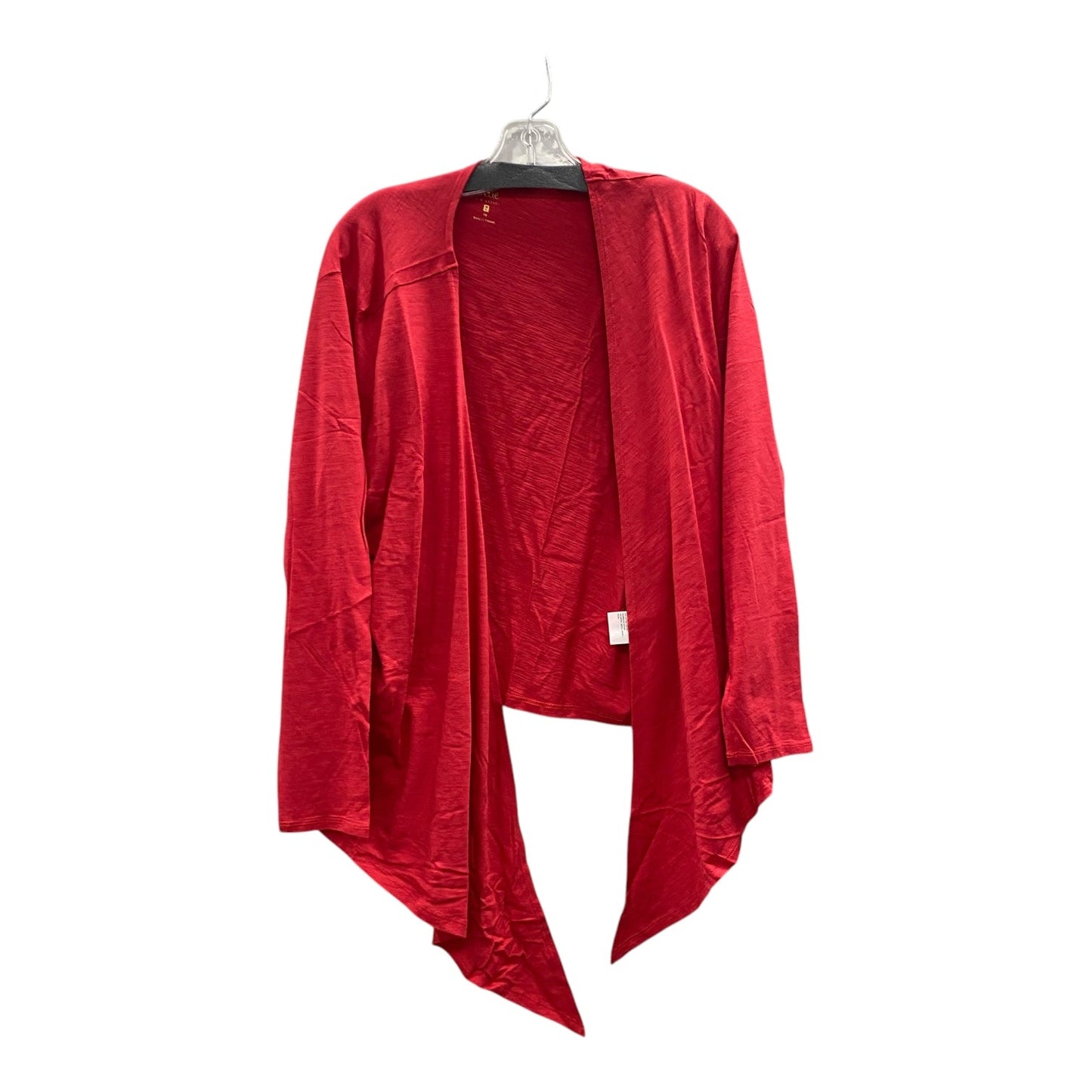 Cardigan By Belle By Kim Gravel In Red, Size:1X