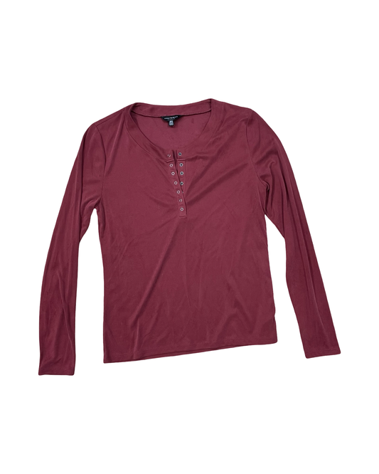 Top Ls By Lucky Brand In Maroon, Size:M
