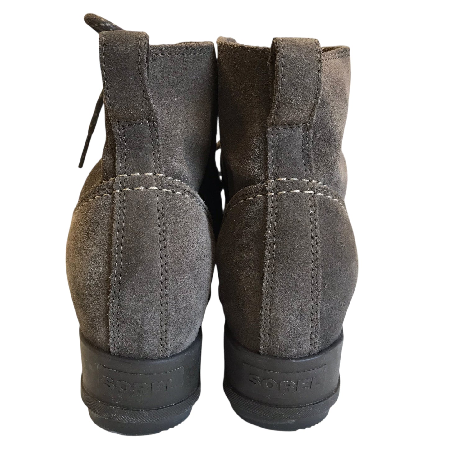 Boots Ankle Flats By Sorel In Grey, Size:8.5