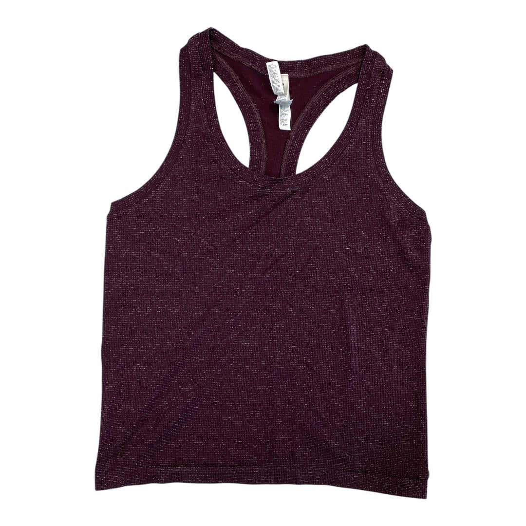 Athletic Tank Top By Athleta In Purple, Size:M