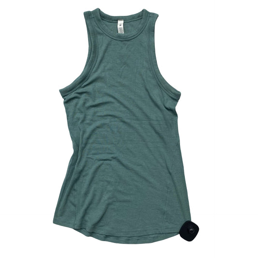 Athletic Tank Top By Lululemon In Green, Size:4