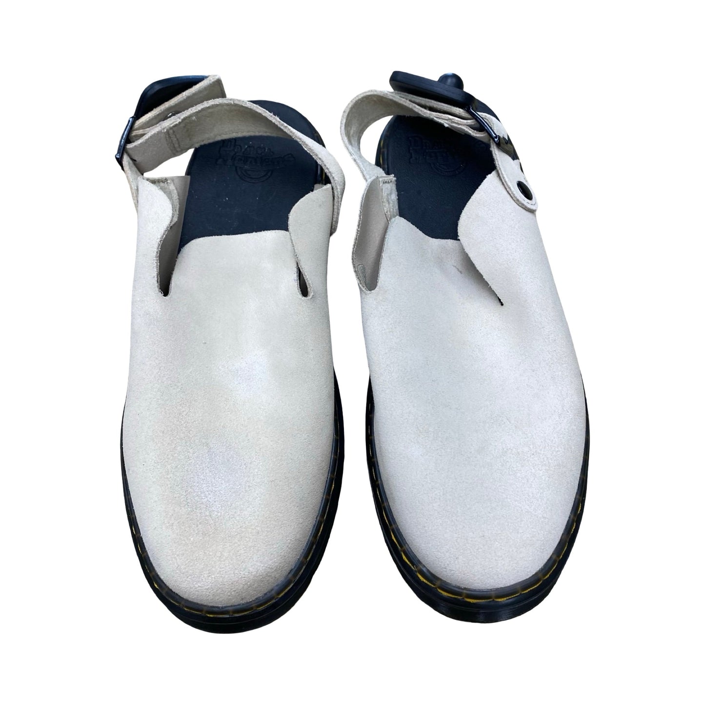 Shoes Designer By Dr Martens In Cream, Size:9
