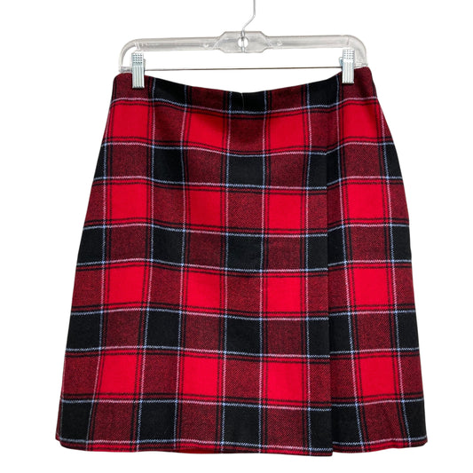 Skirt Midi By Talbots In Plaid Pattern, Size:8