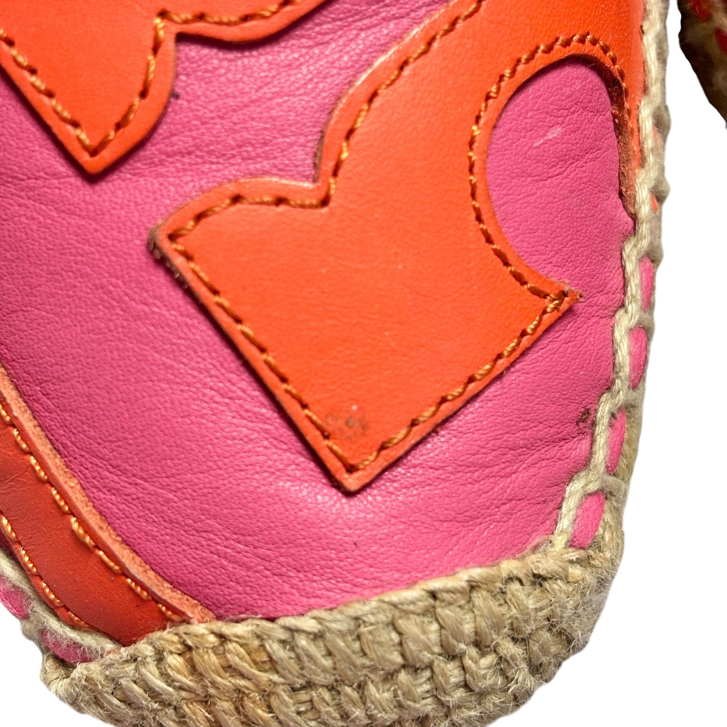 Shoes Designer By Tory Burch In Orange & Pink, Size: 8