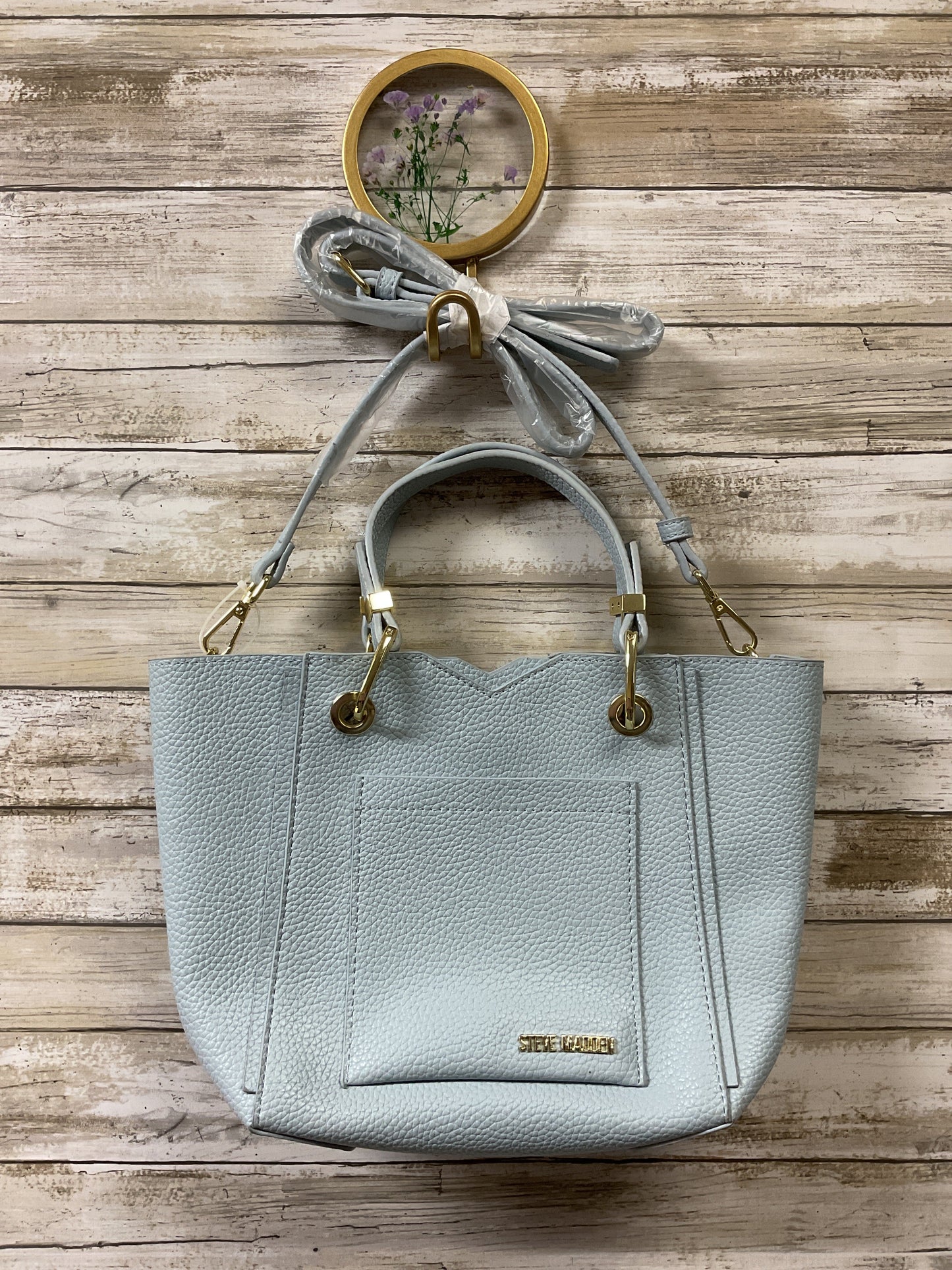 Tote By Steve Madden In Blue, Size:Medium