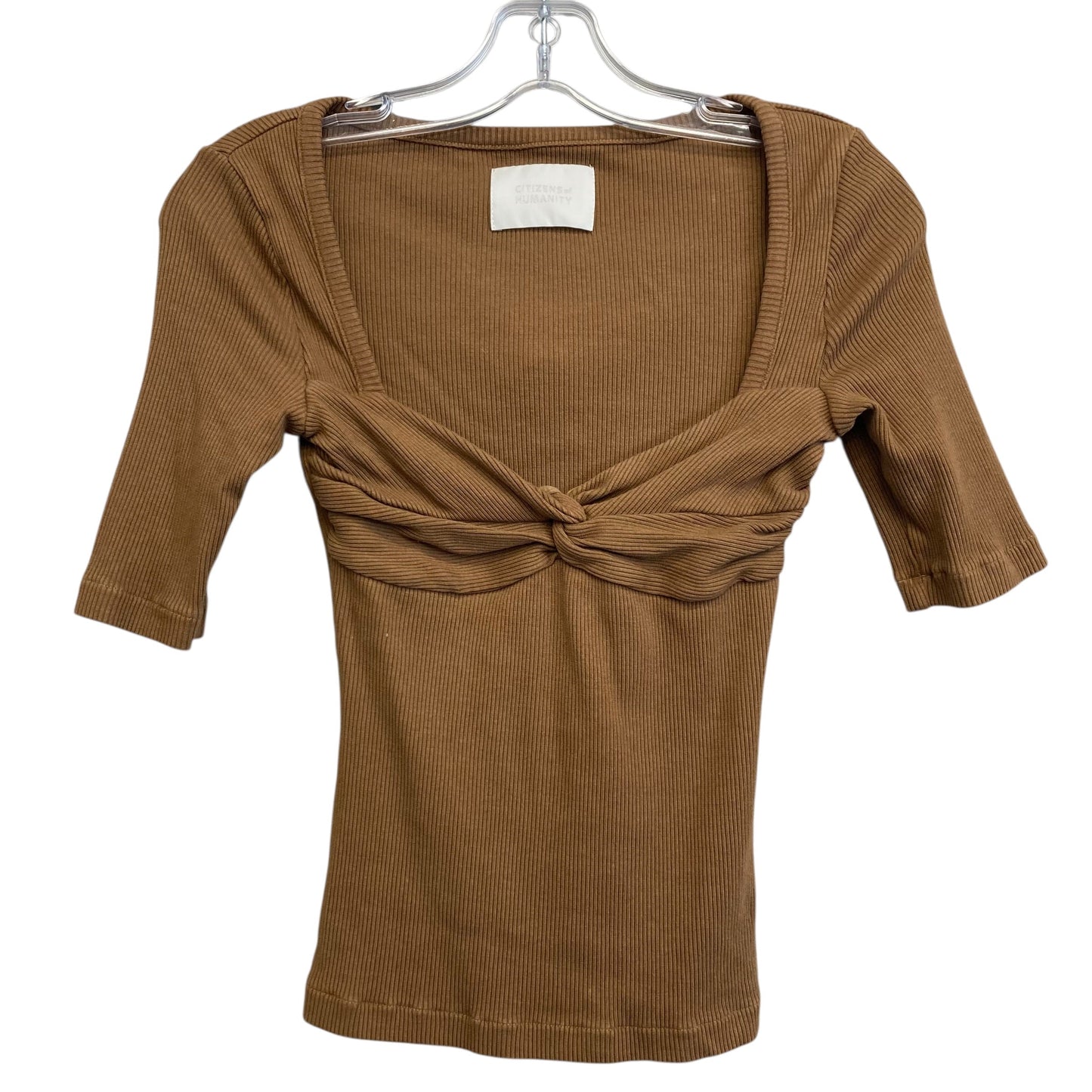 Top Ss By Citizens Of Humanity In Brown, Size:Xs