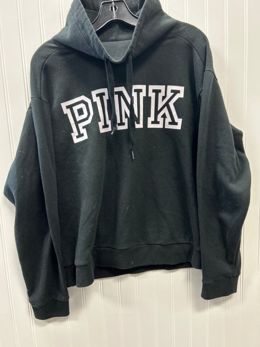 Sweatshirt Collar By Pink In Black, Size:L