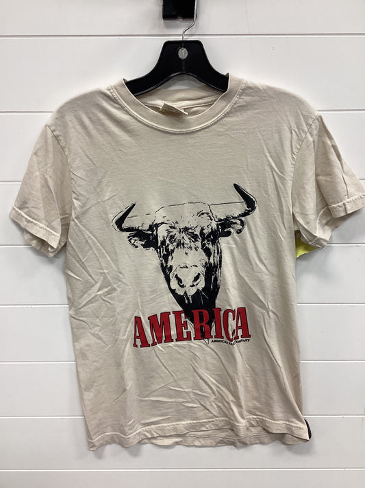 Top Ss By Comfort Colors In Cream, Size:S