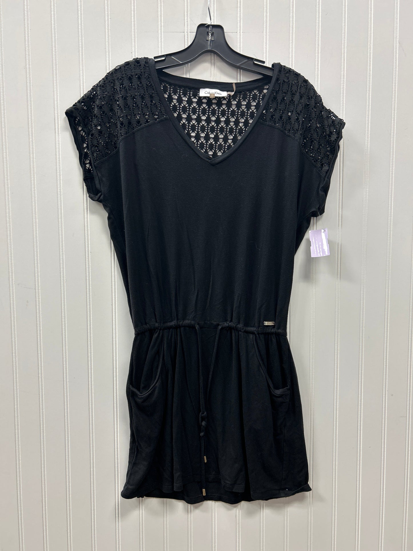 Romper By Calvin Klein In Black, Size:S