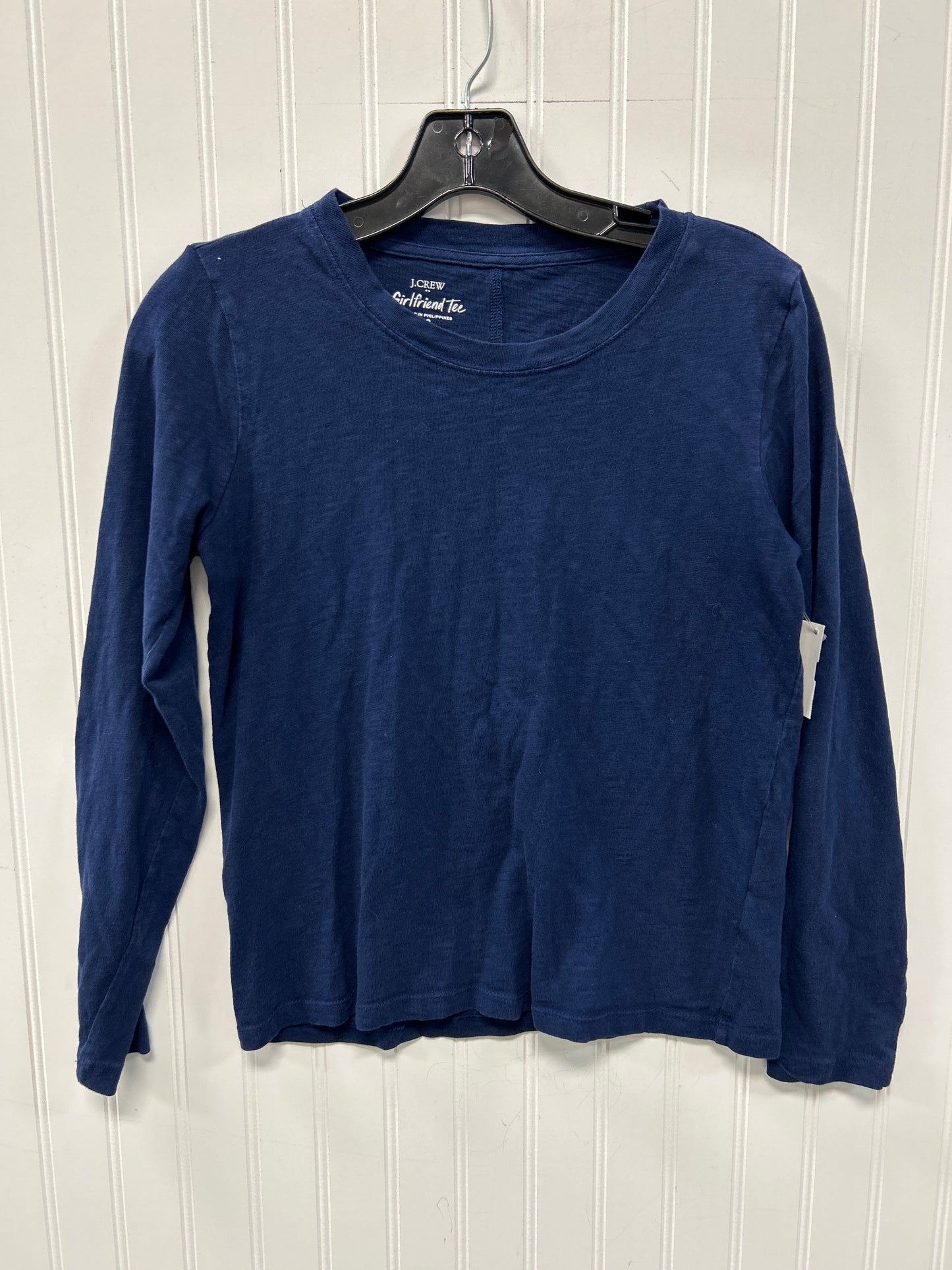 Top Ls Basic By J. Crew In Blue, Size:S