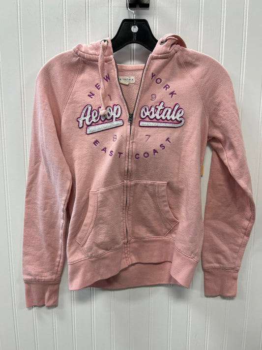 Sweatshirt Hoodie By Aeropostale In Pink, Size:Xs