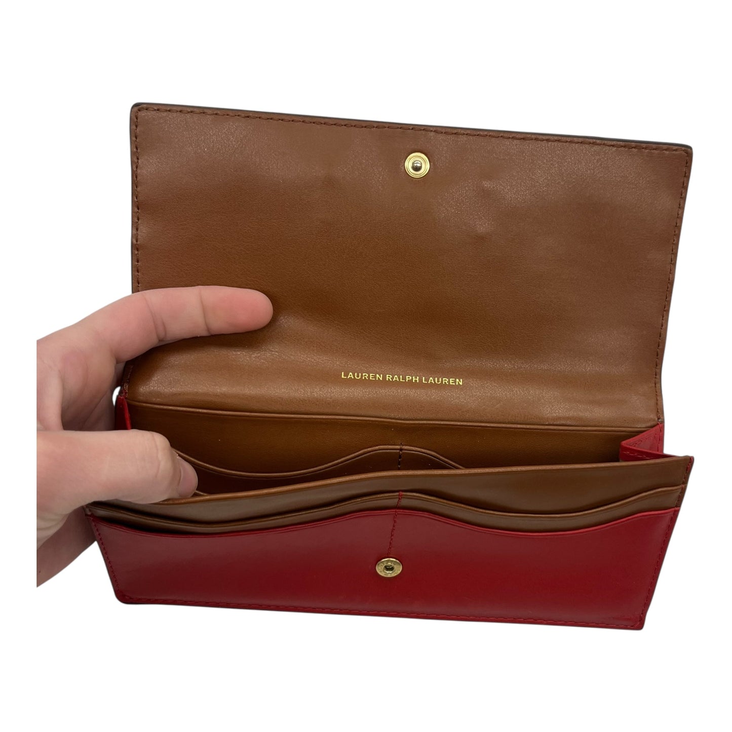 Wallet By Ralph Lauren In Red, Size:Medium