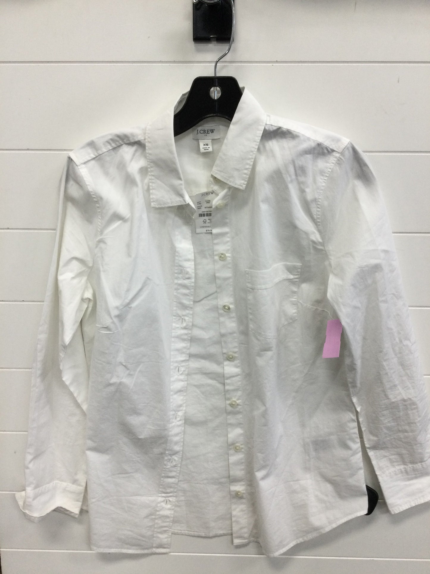 Top Ls By J. Crew In White, Size:Xs