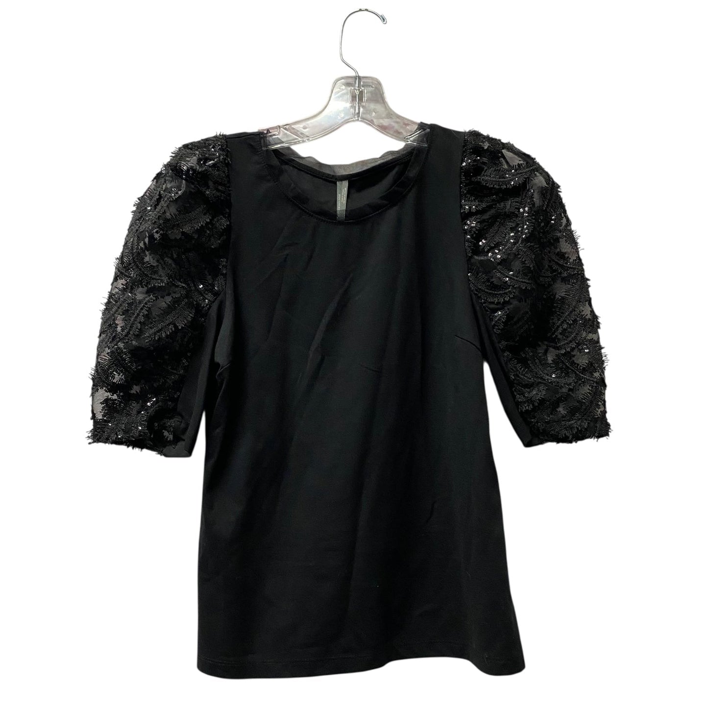 Top Ss By Anthropologie In Black, Size:Xs