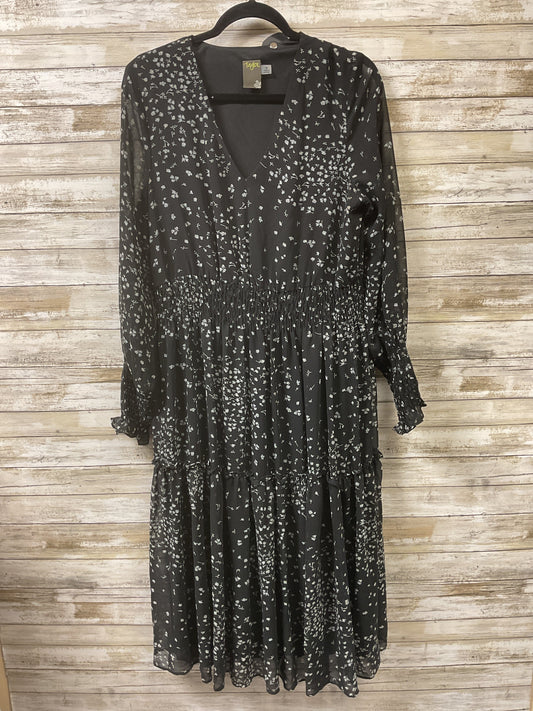 Dress Casual Maxi By Taylor In Black, Size:16