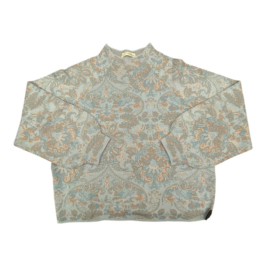 Sweater By Anthropologie In Blue & Silver, Size:Xl