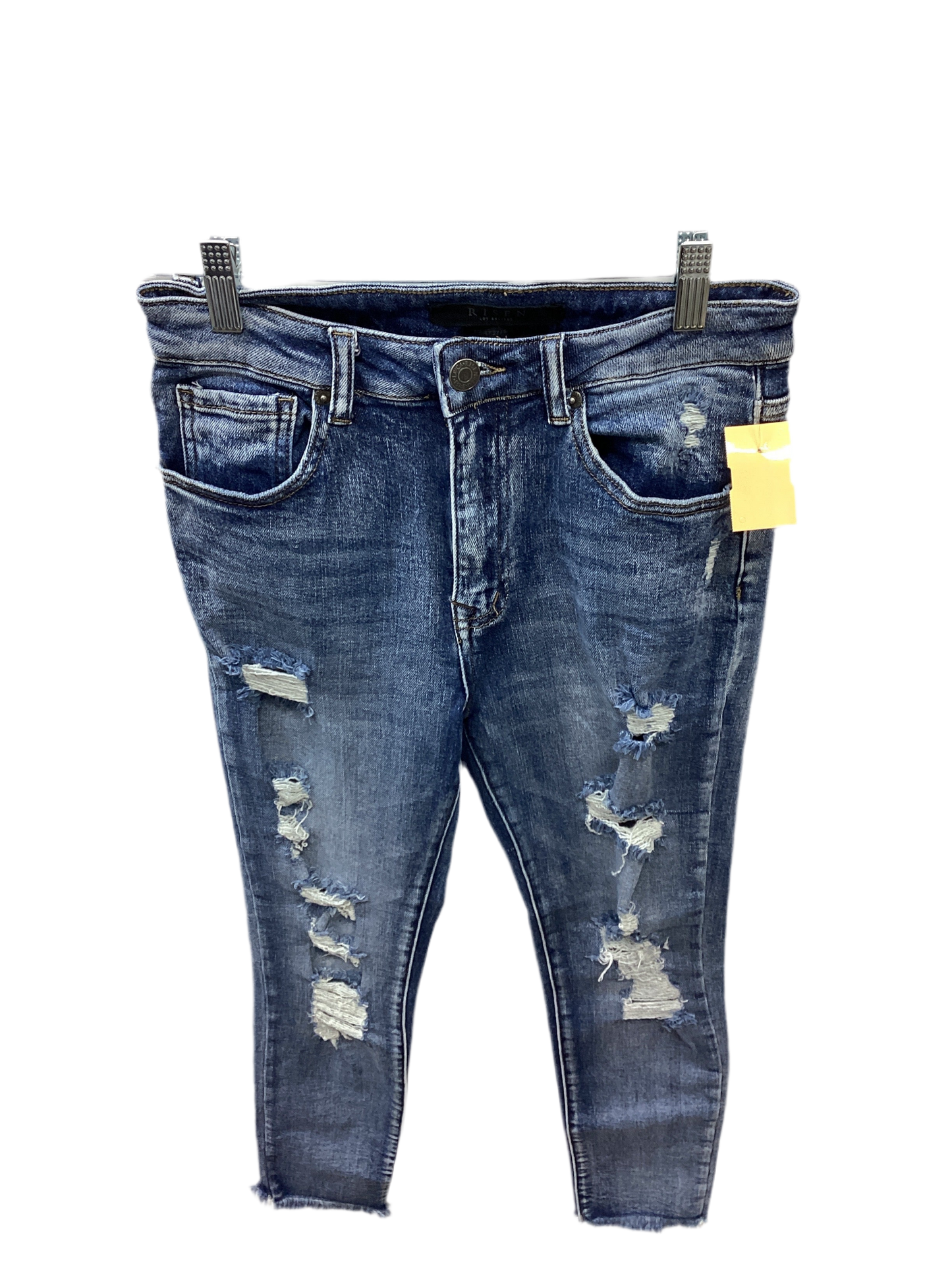 Jeans Skinny By Risen In Blue Denim, Size:4