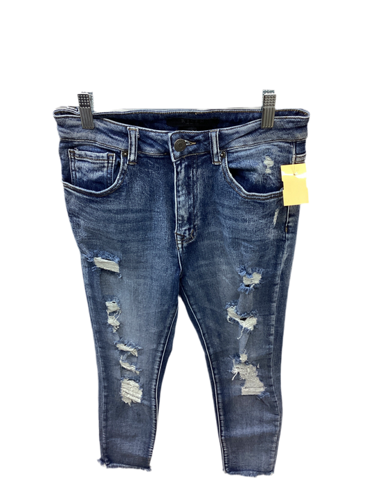 Jeans Skinny By Risen In Blue Denim, Size:4
