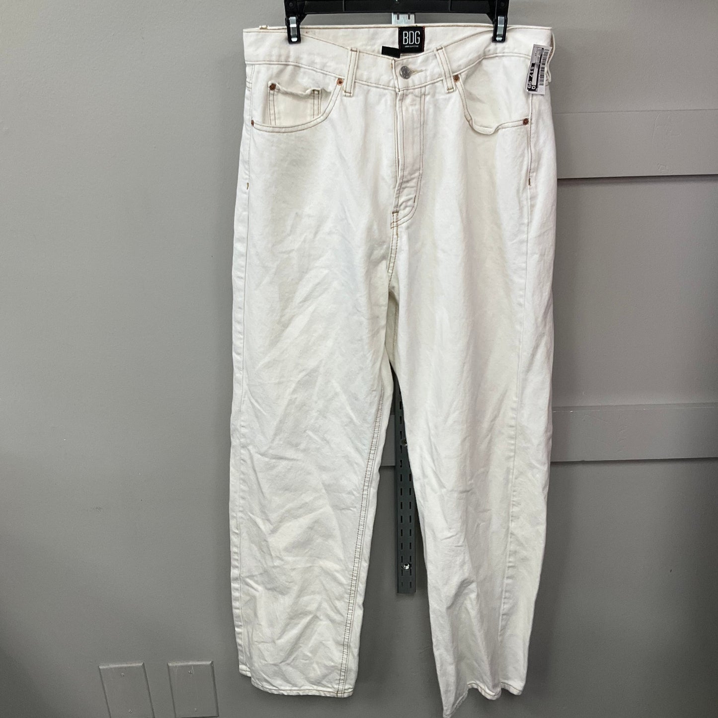 JEANS BOOT CUT by BDG In WHITE DENIM, Size: 12