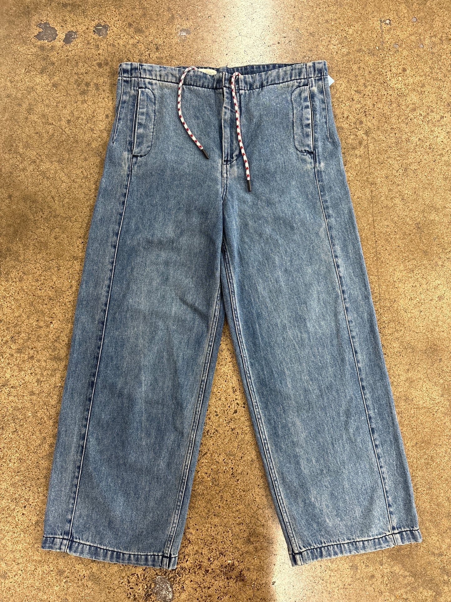 Jeans Wide Leg By Pilcro In Blue Denim, Size:12