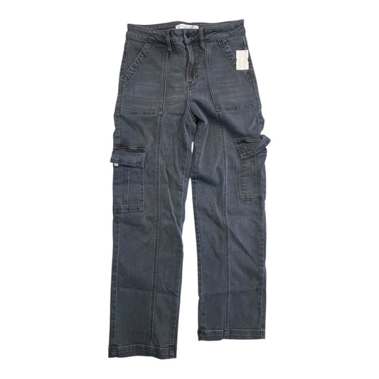 Jeans Straight By Altard State In Black Denim, Size:4